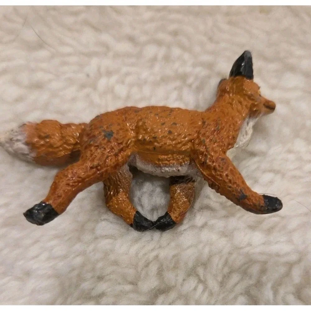 Safari Ltd Vtg Red Fox Figure Tereium Dollhouse Animal‎ 3